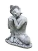  Product image 4 of the product “Rahman - Buddha relax- one leg up, 65 cm H | cast stone ”